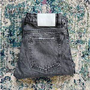 Black Zara straight leg jeans